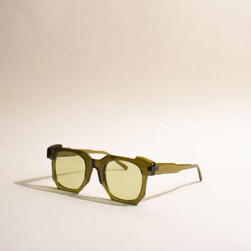 Thierry Army Green Square Sunglass Eyewear June Trading   