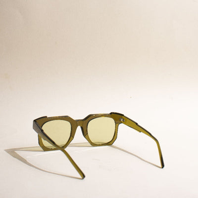 Thierry Army Green Square Sunglass Eyewear June Trading   