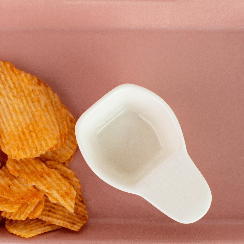 Dip Serving Ceramic Bowl Serving Bowls June Trading Ivory White  