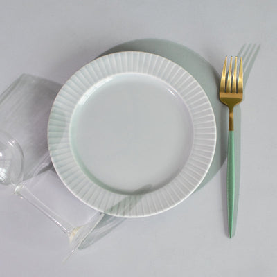 Crinkled Ceramic Starter Plate (7 Inches) Starter Plates June Trading   