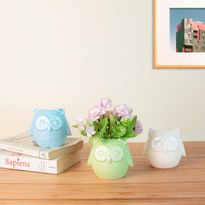 Owl Ceramic Pot For Plants Planters June Trading   