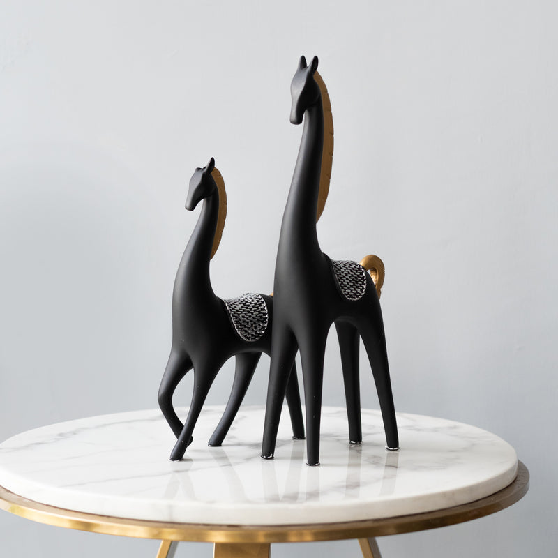 Tranquil Horse Sculpture (Set of 2) Artifacts June Trading   