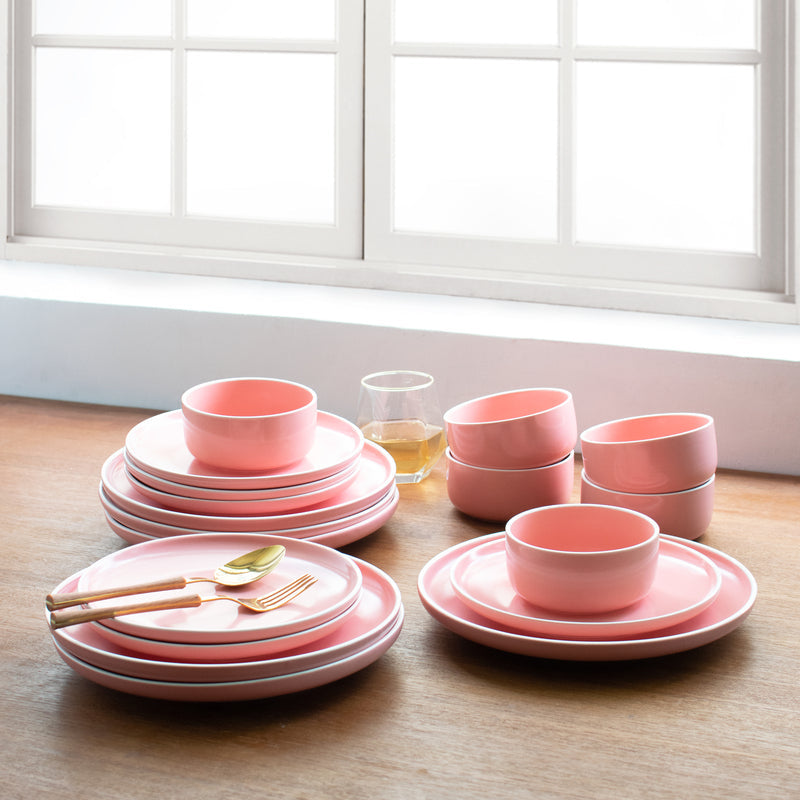 Soft-Hued Pink Earthen Small Bowl (4 Inches) Bowls June Trading   