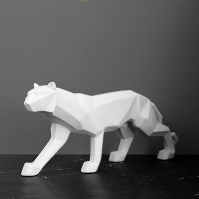 Serene Geometric Puma Figurine Artifacts June Trading   