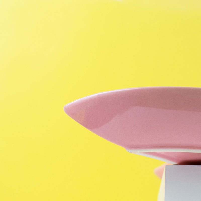 Crescent Polka Dot Serving Plate Serving Plates June Trading   