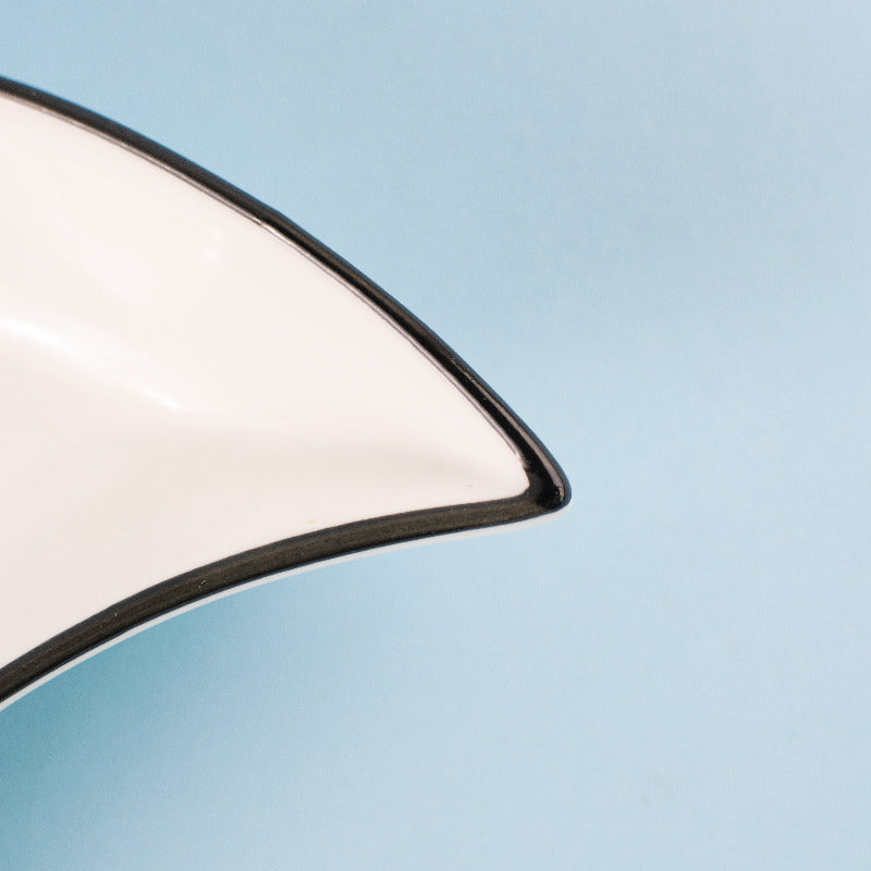 Classy Crescent Ceramic Serving Dish Serving Plates June Trading   