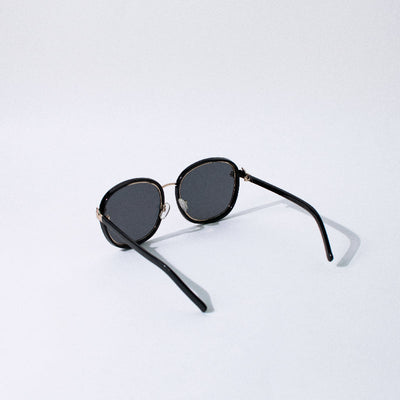 Suave Black Frame Mirror Sunglass Eyewear ERL   