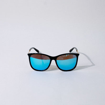 Voguish Aqua Tones Mirror Sunglass Eyewear ERL   