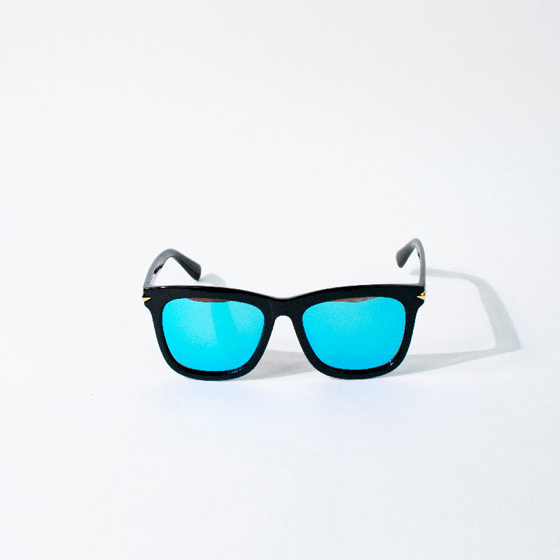 Seas The Day Aqua Mirror Sunglass