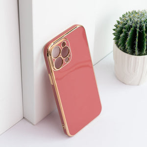 Apple iPhone 13 Pro Max Golden Edge Solid Color Cover iPhone 13 Pro Max June Trading   