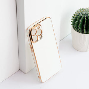 Apple iPhone 13 Pro Max Golden Edge Solid Color Cover iPhone 13 Pro Max June Trading   