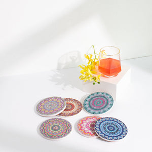 Traditional (Set Of 6) - Ceramic Coasters Coasters June Trading   