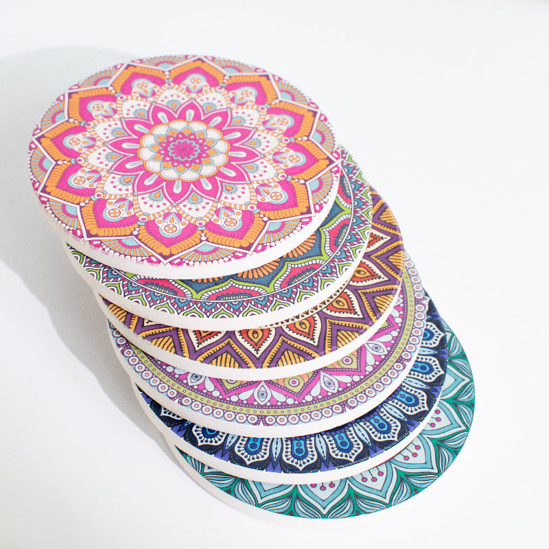 Traditional (Set Of 6) - Ceramic Coasters Coasters June Trading   