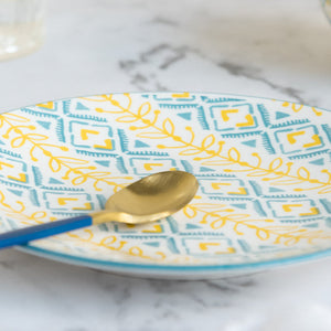 Colorful Designer Moroccan Dinner Plate Dinner Plates June Trading   