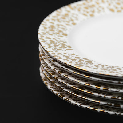 Aurulent Patch Design Serving Plate (8 Inches) Starter Plates June Trading   