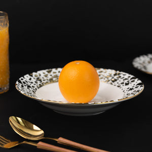 Aurulent Crinkle Pasta Bowl (8 Inches) Pasta Bowl June Trading   