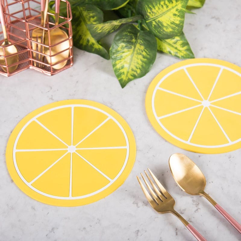 Fruity Insulation Mats (Set of 2) Tablemat June Trading   