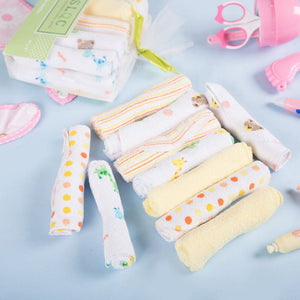 Baby Yellow Napkin 10pcs Set Kids Napkin June Trading   