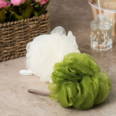 Shower Ball (Set of 2) Washroom essentials June Trading Green & White  