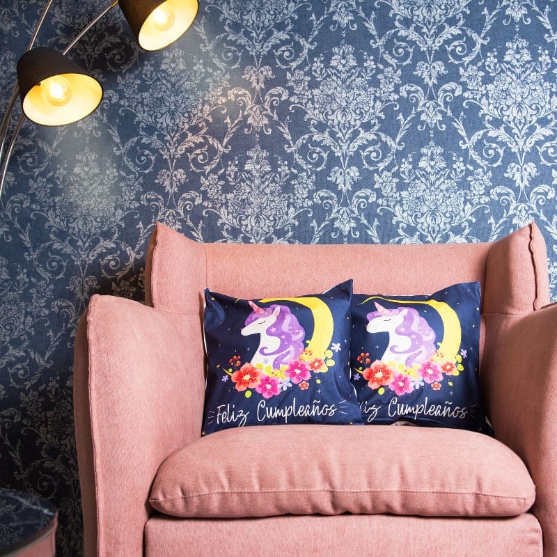 Unicorn Print Cushion Cover (Set of 2)