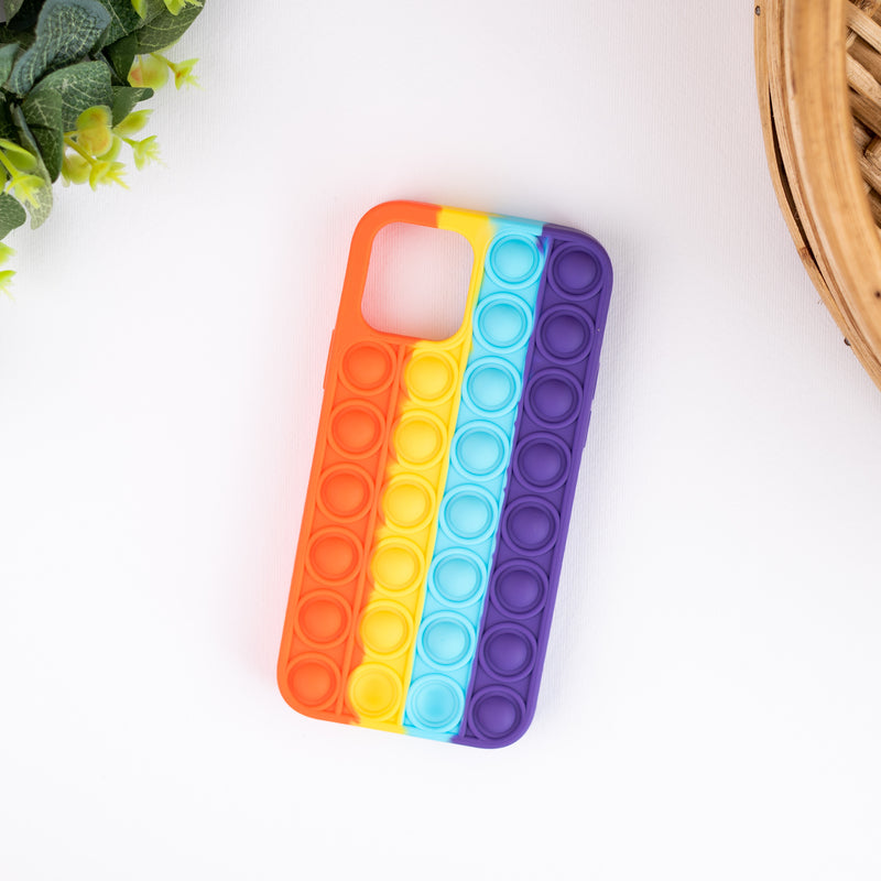 Apple iPhone Vibrant Pop It Premium Soft Silicone Protective Case Mobile Phone Cases June Trading iPhone 12 Pro  