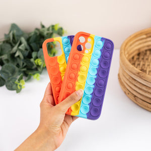 Apple iPhone Vibrant Pop It Premium Soft Silicone Protective Case Mobile Phone Cases June Trading   