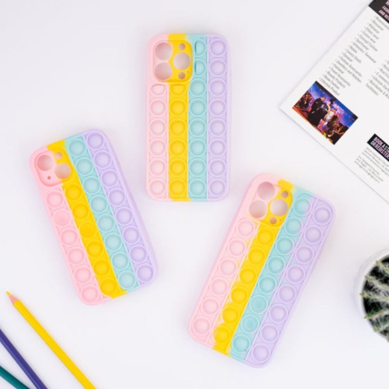 Apple iPhone Playful Pop It Premium Soft Silicone Case Mobile Phone Cases June Trading   
