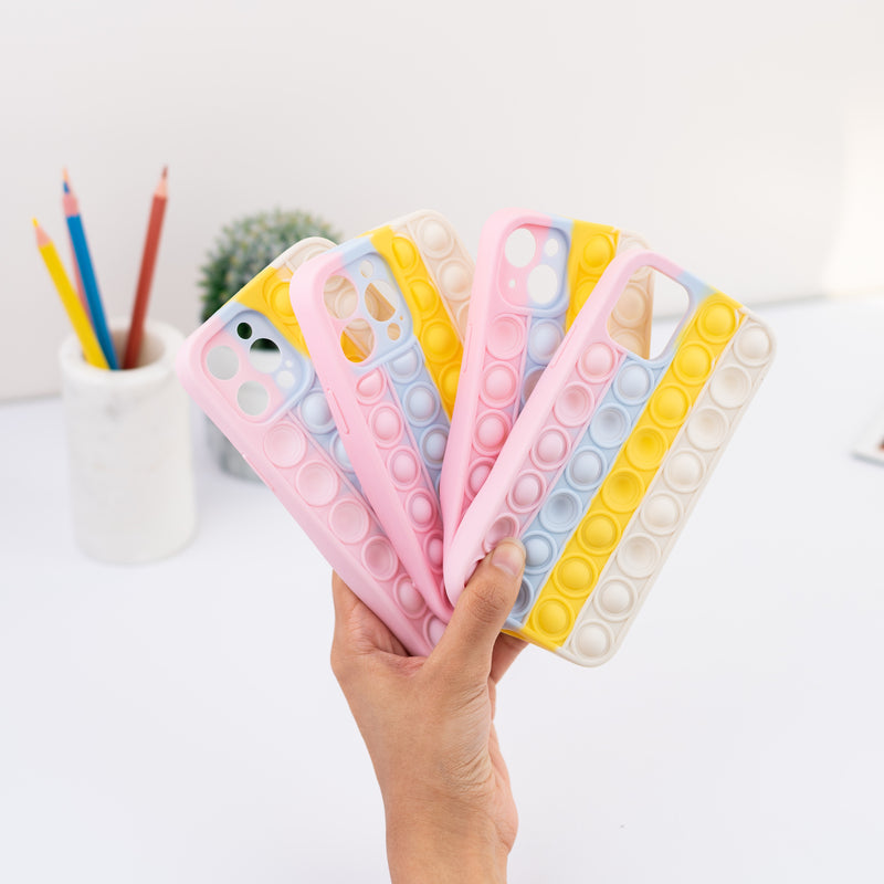 Apple iPhone Joyful Pop It Premium Soft Silicone Case Mobile Phone Cases June Trading   