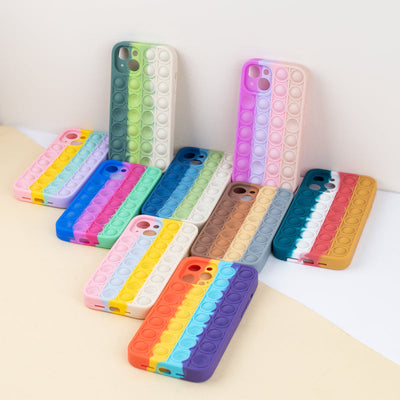 Apple iPhone Playful Pop It Premium Soft Silicone Case Mobile Phone Cases June Trading   