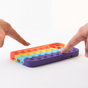 Apple iPhone Vibrant Pop It Premium Soft Silicone Protective Case Mobile Phone Cases June Trading   