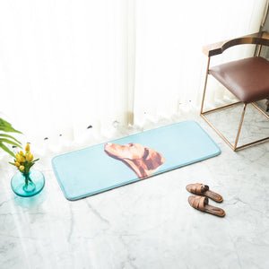 Geometric Dog Soft Feel Long Mat Runner Long Mats June Trading   