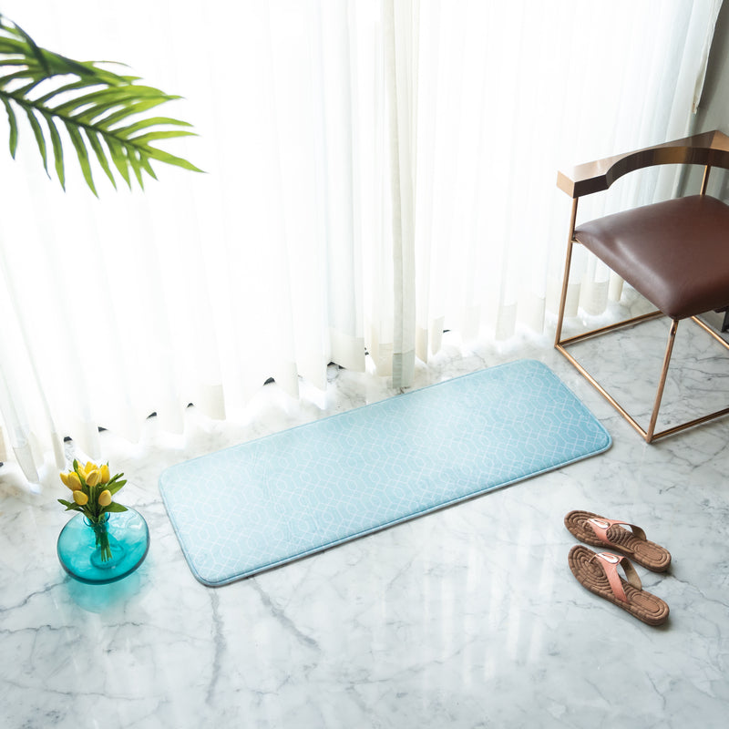 Seamless Geometric Print Soft Feel Long Mat Runner – The June Shop