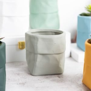 Nordic Bag Shape Planter Planters June Trading   