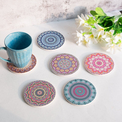 Traditional (Set Of 6) - Ceramic Coasters Coasters June Trading   