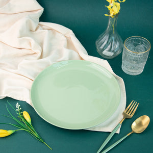 Fern Green Glossy Dinner Plate (10 Inches) Dinner Plates June Trading   