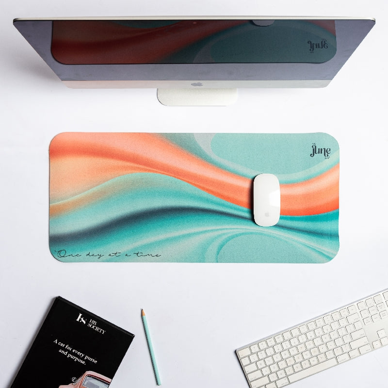 Abstract Waves Versatile Desk Mats Style 12