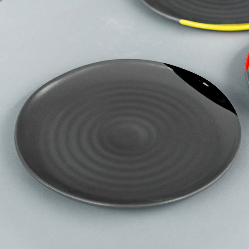 Spiral Two-Hued Dinner Plate (11 Inches) Dinner Plates June Trading   