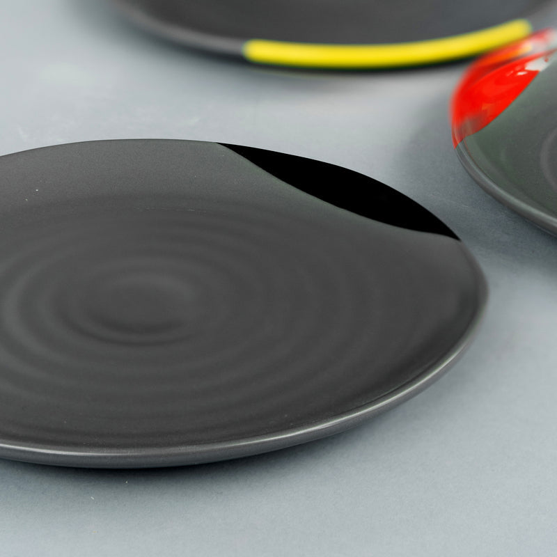 Spiral Two-Hued Dinner Plate (11 Inches) Dinner Plates June Trading   