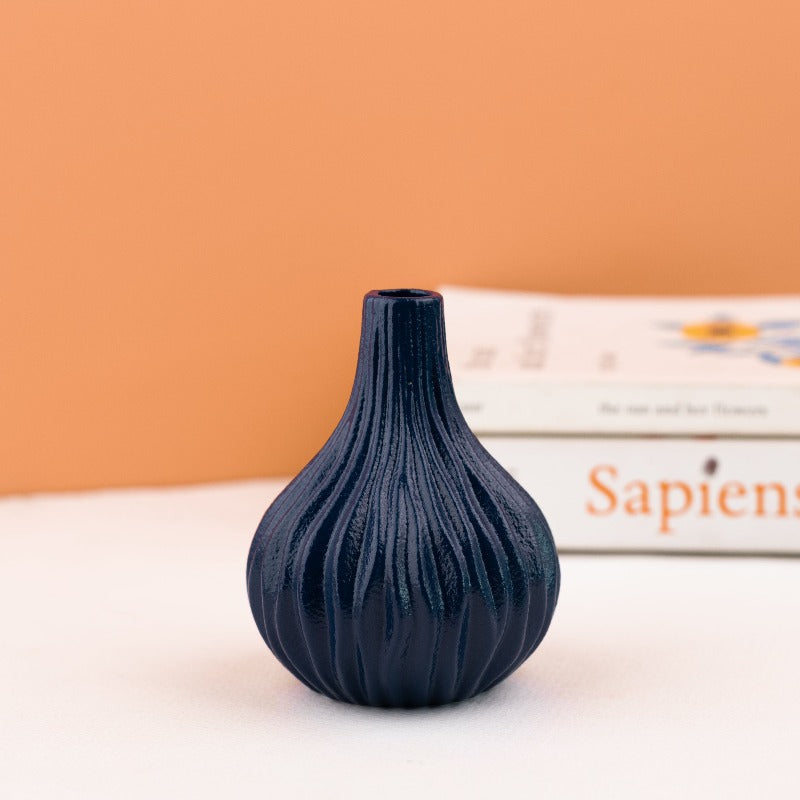 Modern Textured Mini Flower Vase Vases June Trading   