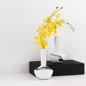 Black On White Texture Table Vase Vases June Trading   