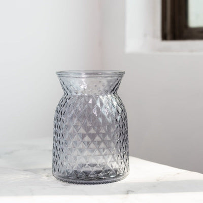 Crystal Nova Glass Vase Vases June Trading Midnight Black  