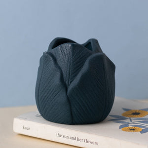 Lotus Bud Ceramic Vase Vases June Trading   