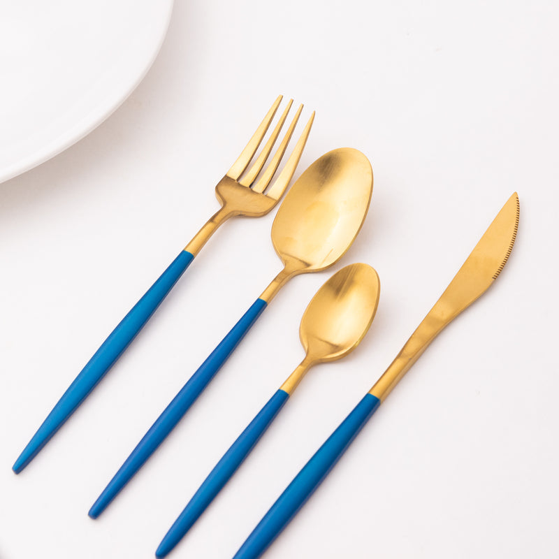 Bleu Cutlery Set Cutlery June Trading   