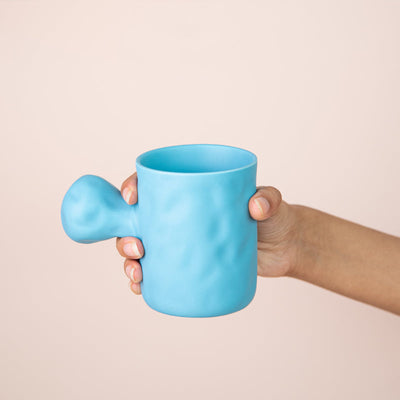 Knob Hammered Texture Ceramic Mug Coffee Mugs June Trading   