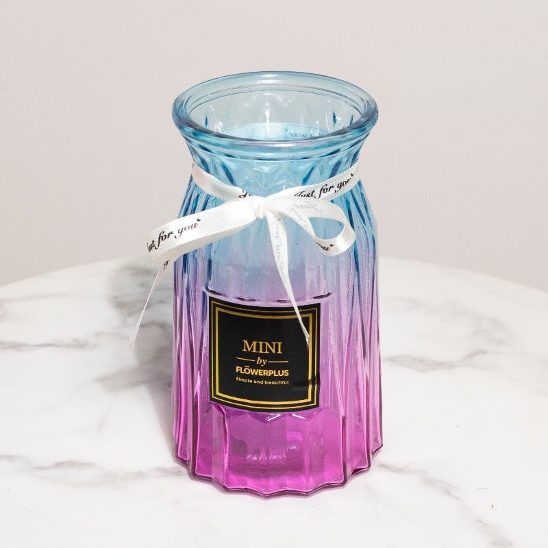 Ombre Modern Glass Vase Vases June Trading   
