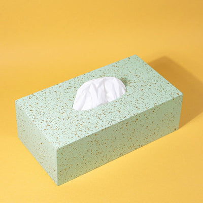 Tete-a-Tissue (Pastel Shades) Tissue Box Tissue Box June Trading Minty Green  