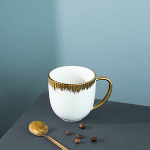 Aurulent Accent Ripple Effect Cup Coffee Mugs June Trading   