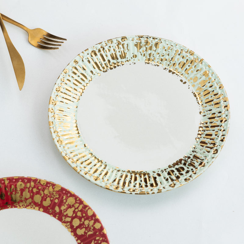 Aurulent Patches Tinted Starter Plate Starter Plates June Trading Light Teal  