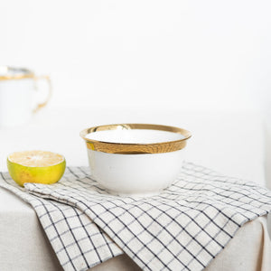 Aurulent Edge Soft-Tone Small Bowl Bowls June Trading   