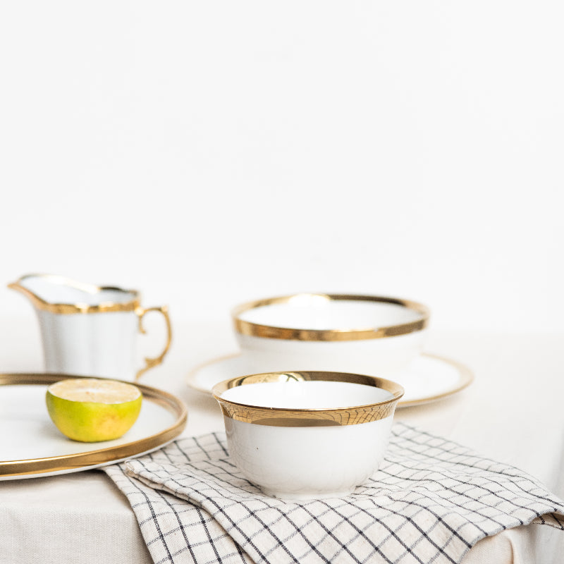 Aurulent Edge Soft-Tone Small Bowl Bowls June Trading   